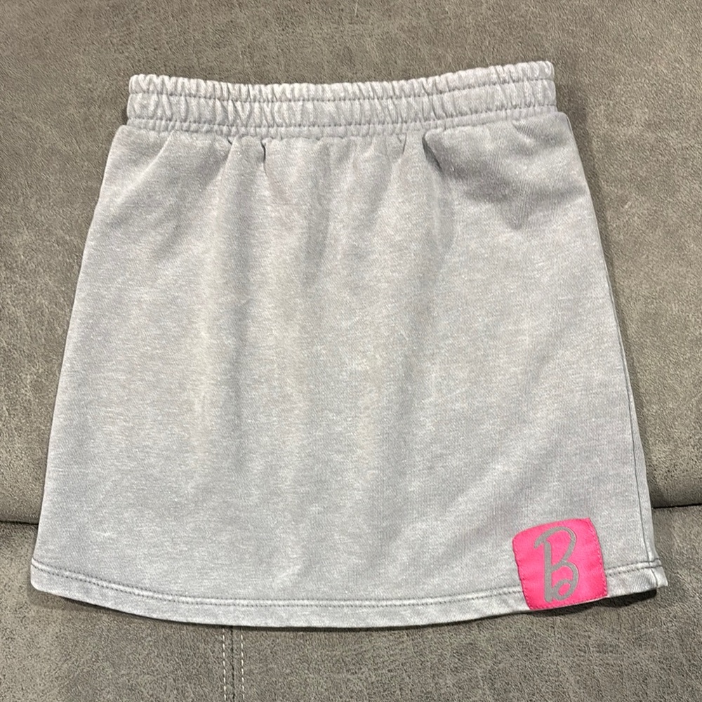 Barbie Gray Mini A-Line Skirt Casual
